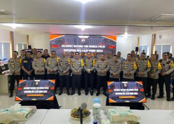 Polda Jateng Tertima Kunjungan Tim supervisi Ops Lilin Mabes Polri Di GT Kalikangkung