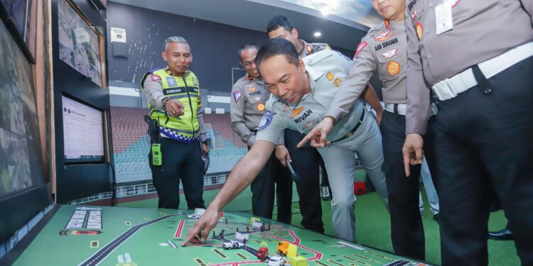 Amankan Pemilu, Satgas Preventif Operasi mantap Brata Polres Pringsewu Lakukan Patroli Di Berbagai Titik Strategis