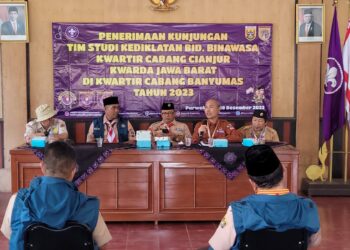 Kwarcab Banyumas Terima Kunjungan Kerja Kwarcab Cianjur