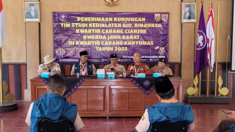 Kwarcab Banyumas Terima Kunjungan Kerja Kwarcab Cianjur