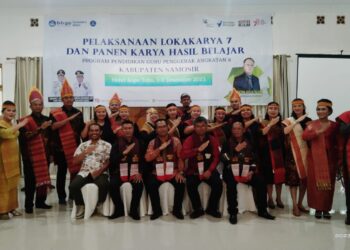Bupati Samosir Buka Lokakarya 7 Panen Hasil Belajar Calon Guru Penggerak Angkatan 8 Kabupaten Samosir