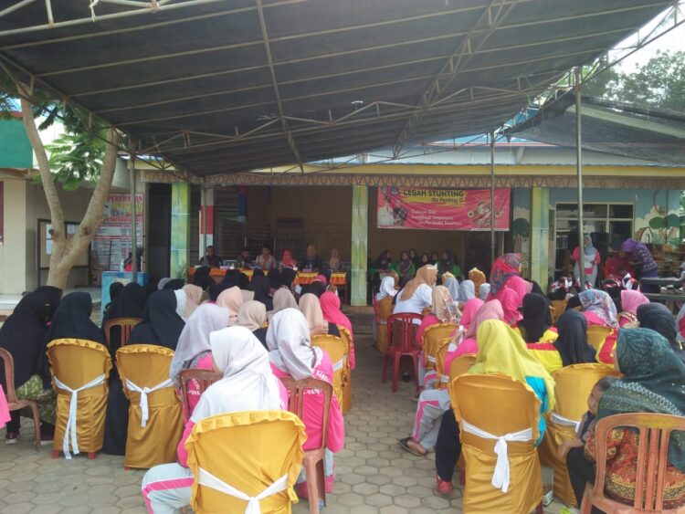 Ajak Masyarakat Hidup Sehat, Pekon Nusawungu Laksanakan Giat Paguyuban Kader