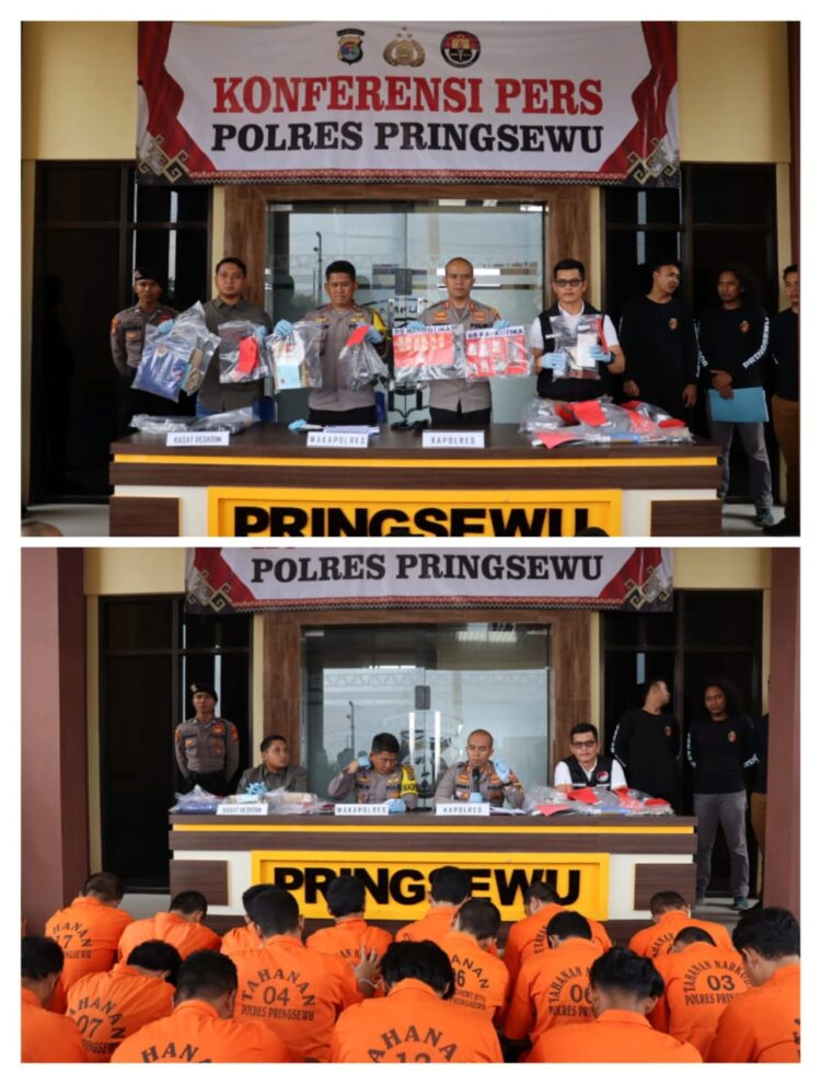 Polres Tanggamus Musnahkan Ratusan Botol Miras dan Tuak