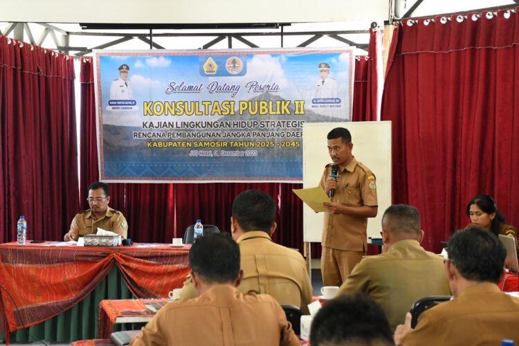 Pemkab Samosir Gelar Uji Publik KLHS RPJPD Tahap II