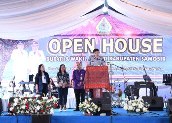 Bupati Samosir dan Wabup Gelar Open House di Rumah Dinas Awal Tahun 2024