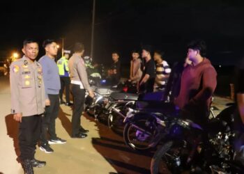 Ganggu Kenyamanan, Belasan Sepeda Motor Bersuara Bising Diamankan Polisi
