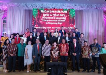 Natal Pewarna Banten Bersama TNI, Polri dan ASN Beserta Masyarakat Kristiani Tangerang Raya dirayakan dengan Penuh Sukacita