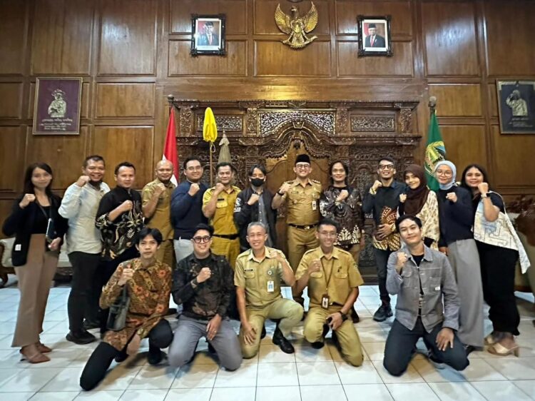 Calon Pengurus Komite Ekonomi Kreatif Kabupaten Banyumas Audiensi Dengan Pj Bupati