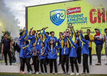 Kwartet Sprinter SMK Muhammadiyah 1 Ajibarang Jawara Student Athletic Champions Indonesia