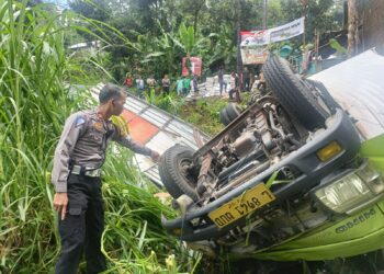 Rem Blong, Truk Terguling di Karangreja Purbalingga