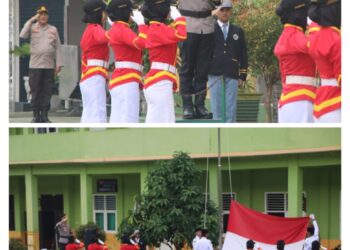 Kapolres Pringsewu Jadi Pembina Upacara Di SMAN 1 Pringsewu, Ini Pesan Penting Yang Disampaikanya