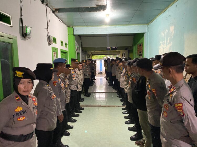 Polres Pringsewu Amankan Simulasi Pemungutan dan Perhitungan Suara Pemilu 2024