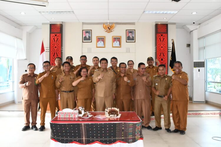 Pj. Bupati Paluta, Patuan Rahmat Syukur P. Hasibuan, S.STP., MM., Hadiri Acara Kenal Pamit Pergantian Jabatan Kapolres Tapanuli Selatan