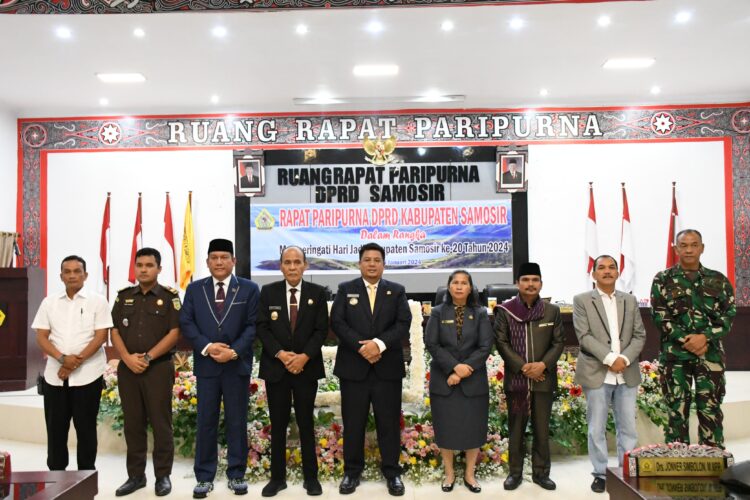 DPRD Samosir Gelar Rapat Paripurna Peringati Hari Jadi Ke-20 Kabupaten Samosir