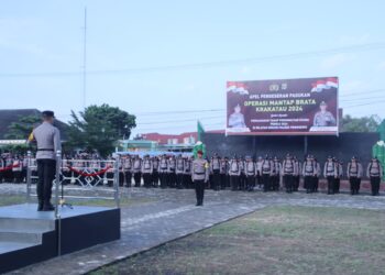 Polres Pringsewu Amankan Distribusi Logistik Pemilu dari PPK ke PPS