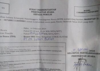 Pendataan Daftar Pilih Pemilu 2024 di Dempo Selatan Amburadul