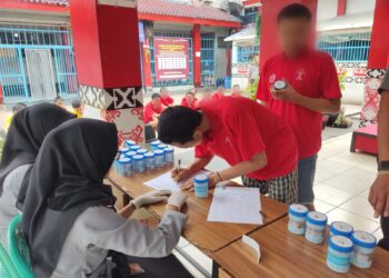 Kapolres Tanggamus Tinjau Pengamanan Pleno PPK Pemilu 2024 di Pulau Panggung dan Ulu Belu