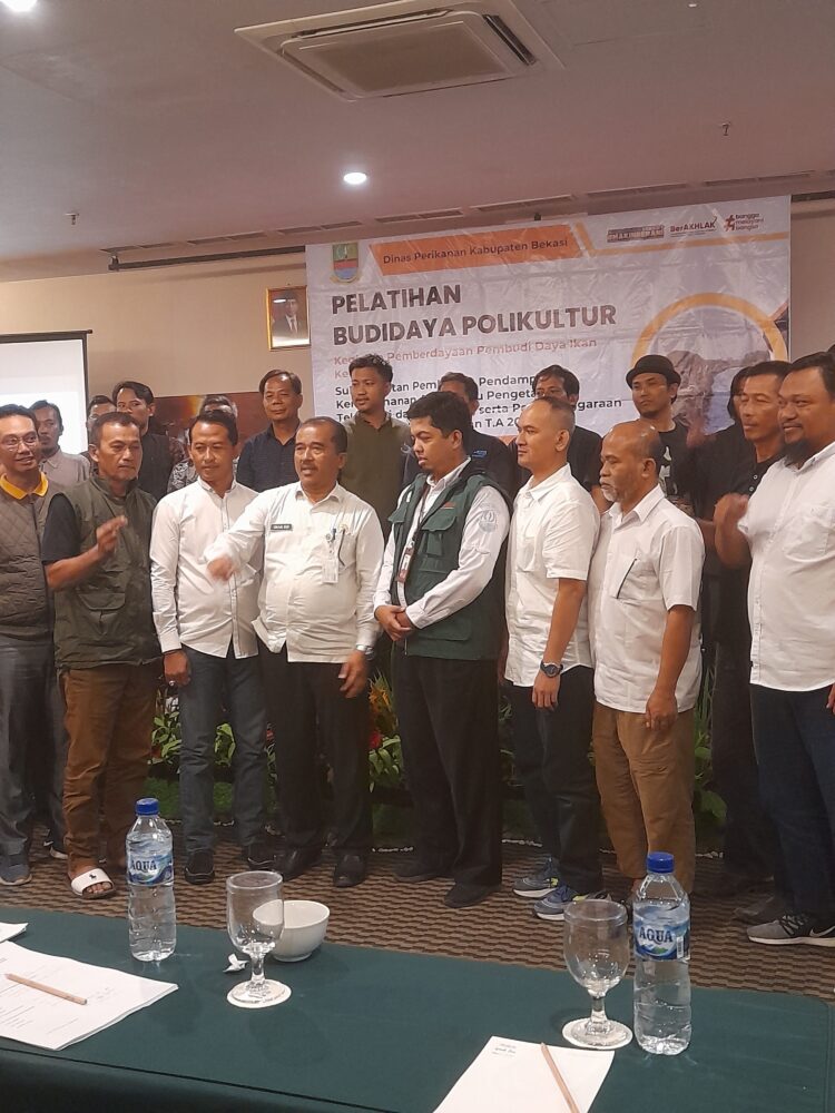 Dinas Perikanan Kelautan Adakan Pelatihan Budidaya Tambak Polikultur di Grand Zuri Hotel Jababeka Cukarang Selatan Selama 3 Hari