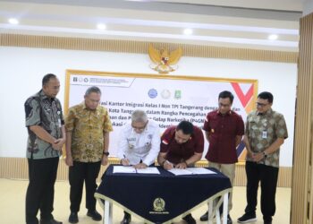 Berantas Narkotika Imigrasi Tangerang Lakukan Perjanjian Kerja Sama (PKS) dengan BNN Kota Tangerang dan Lakukan Kolaborasi Dengan Disdukcapil Kota Tangerang
