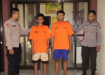 Dua Pencuri Mobil Yang Terparkir di Halaman Hotel Urban Pringsewu Berhasil Ditangkap Polisi