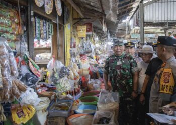 TNI-Polri dan Pemda Pringsewu Cek Ketersediaan Bahan Pokok Jelang Ramadhan