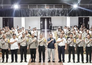 Kapolres dan KPU Bersama-Sama Pastikan Kesiapan Rapat Pleno Rekapitulasi Suara Pemilu 2024 di Kabupaten Pringsewu