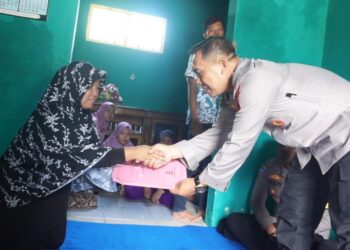 Polres Purbalingga Sampaikan Bela Sungkawa Linmas Meninggal Usai Pengamanan TPS