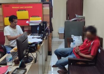 Diamankan Jaga Malam dan Warga, Terduga Pencuri di Proyek Irigasi Diserahkan ke Polsek Purbalingga