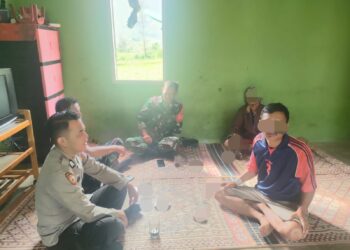 Bhabinkamtibmas dan Babinsa Klarifikasi Kasus Onar di Pustu Sihotang Kec. Harian Kab. Samosir
