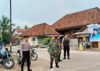 Ciptakan Keamanan Jelang Pemilu 2024, Polres Pringsewu, TNI dan Satpol-PP Lakukan Patroli Gabungan