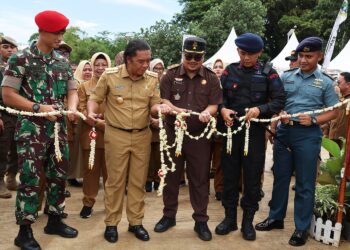 Ciptakan Keamanan Jelang Pemilu 2024, Polres Pringsewu, TNI dan Satpol-PP Lakukan Patroli Gabungan