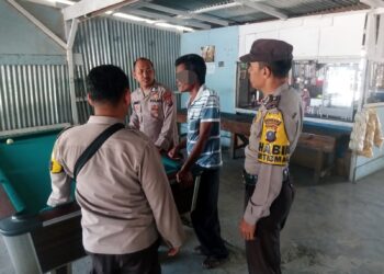 Ciptakan Keamanan Jelang Pemilu 2024, Polres Pringsewu, TNI dan Satpol-PP Lakukan Patroli Gabungan