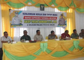 Kapolres Tapsel, AKBP Yasir Ahmadi, S.I.K., M.H., Lakukan Kunjungan Kerja ke Wilayah Hukum Polsek Padang Bolak