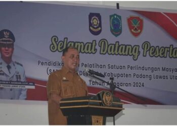 Satuan Polisi Pamong Praja Kabupaten Paluta Menyelenggarakan Pendidikan dan Pelatihan 1940 Orang Satlinmas Desa