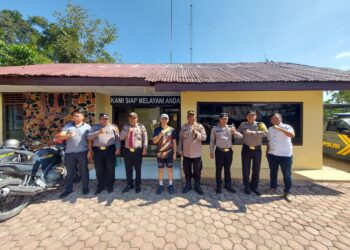 Kapolres Samosir Bersepeda Pagi, Tinjau Kondisi Keamanan di Polsek Palipi dan Polsek Onan Runggu Jelang Tahapan Pencoblosan Pemilu 2024