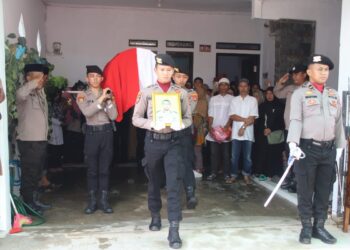 Polres Pringsewu Berduka, Salah Satu Anggotanya Kecelakaan Usai Menjalankan Tugas Pengamanan Pemilu