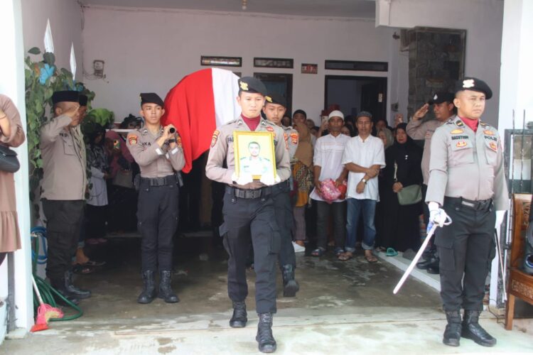 Polres Pringsewu Berduka, Salah Satu Anggotanya Kecelakaan Usai Menjalankan Tugas Pengamanan Pemilu