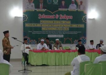 Pj. Bupati Padang Lawas Utara Hadiri Pengukuhan Dewan Pimpinan MUI