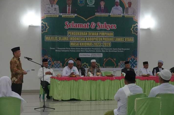 Pj. Bupati Padang Lawas Utara Hadiri Pengukuhan Dewan Pimpinan MUI