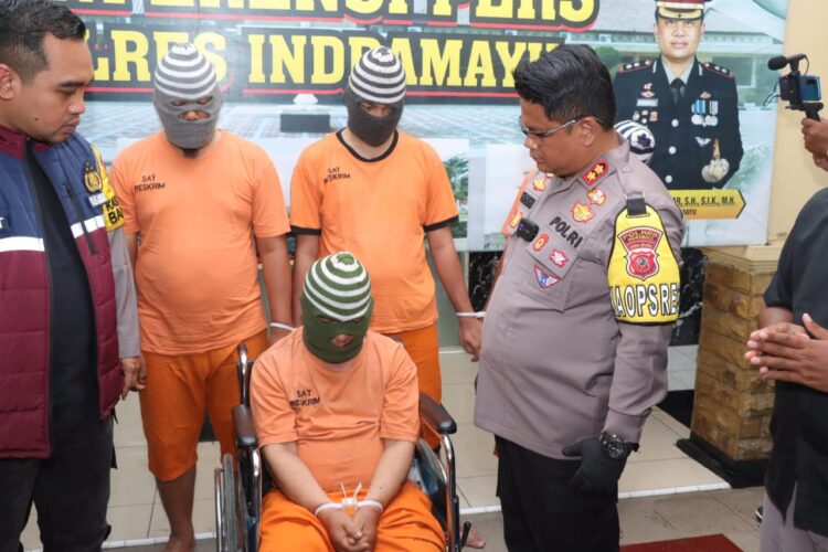 Tim Resmob Sat Reskrim Polres Indramayu Bersama Petugas Gabungan, Ungkap Kasus Pencurian dan Kekerasan Pengusaha Bri Link, Sempat Viral di Media Sosial