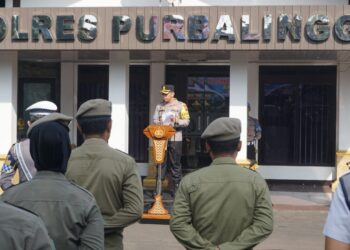 Apel Gelar Pasukan, Polres Purbalingga Siap Laksanakan Operasi Keselamatan Lalu Lintas 2024