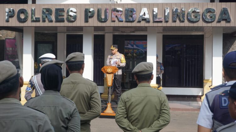 Apel Gelar Pasukan, Polres Purbalingga Siap Laksanakan Operasi Keselamatan Lalu Lintas 2024