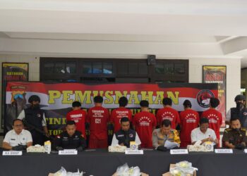 Polda Jateng Musnahkan 47,8 Kilogram BB Sabu dan 34.743 Butir Pil Ekstasi