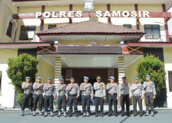 Bid Propam Polda Sumut Laksanakan Gaktibplin di Polres Samosir