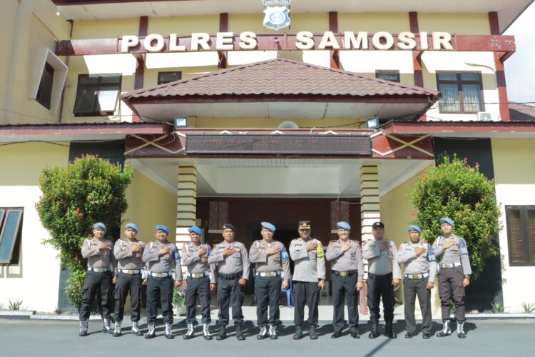 Bid Propam Polda Sumut Laksanakan Gaktibplin di Polres Samosir