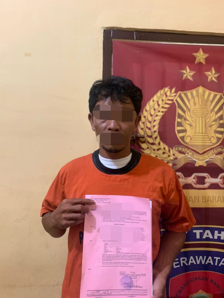 Sat Reskrim Polres Samosir Mengamankan Tersangka Pelaku Tindak Pidana Penganiayaan di Bahal-Bahal Desa Hasinggaan