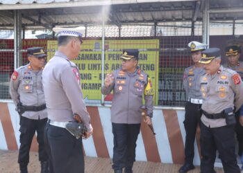 Kapolres Indramayu Survey Jalur Lintasan Arus Mudik Dan Pengecekan Lokasi Pos Pam Dalam Rangka Kesiapan Ops Ketupat Lodaya Tahun 2024