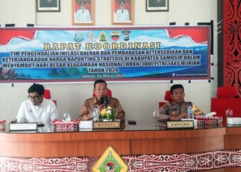Jelang Idul Fitri 1445 H Pemkab Samosir Gelar Rakor TPID