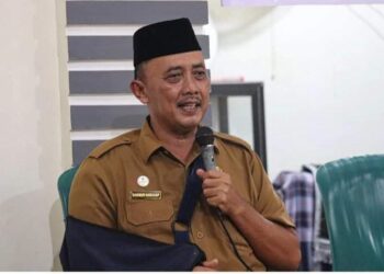 Plh. Sekretaris Daerah Paluta Bersama Rombongan Melaksanakan Safari Ramadan 1445 H/2024 M di Desa Hutaraja, Kecamatan Ujung Batu