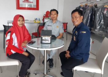 Gugah Kepatuhan Masyarakat Dalam Pelunasan Pajak Kendaraan,  Tim Pembina Samsat Tulungagung Gandeng Dealer Honda Untuk Pemberian Diskon Service